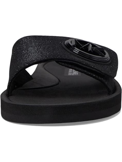 michael kors jalia charm sandal black